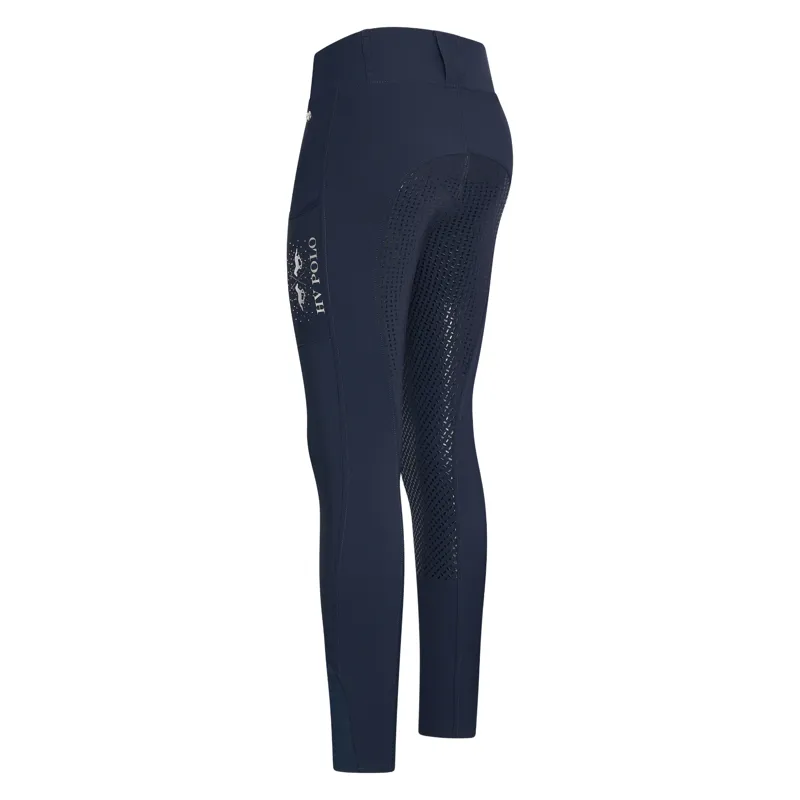 HV Polo Classic Full Grip Riding Tights Navy